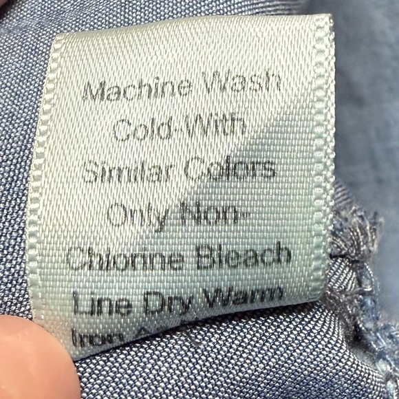 Standards and Practices | Tencel Shift Dress 3/4 Length Ballon Sleeves Size 1X - Picture 6 of 11